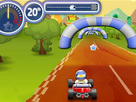 卡丁车小游戏,卡丁车竞技场激情对决